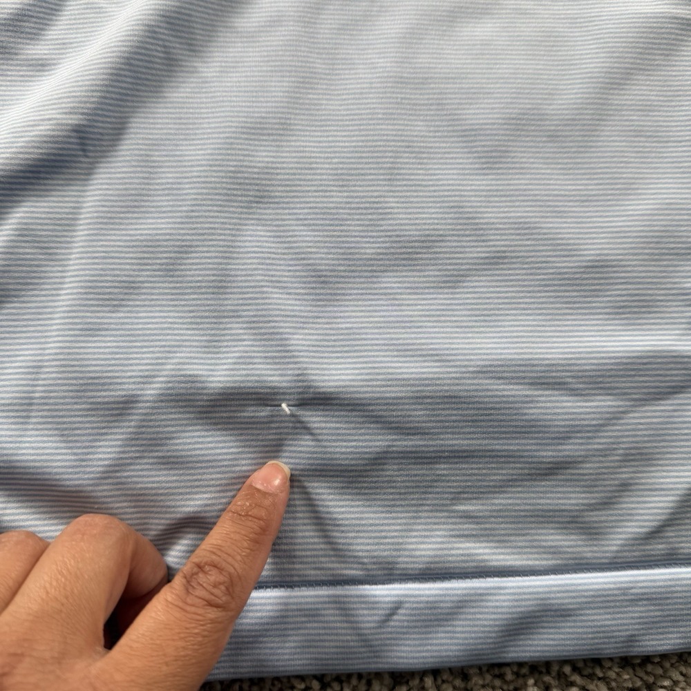 Peter Millar Polo Shirt Men XXL Blue Performance Summer Comfort NV5 Invitational - Picture 15 of 15